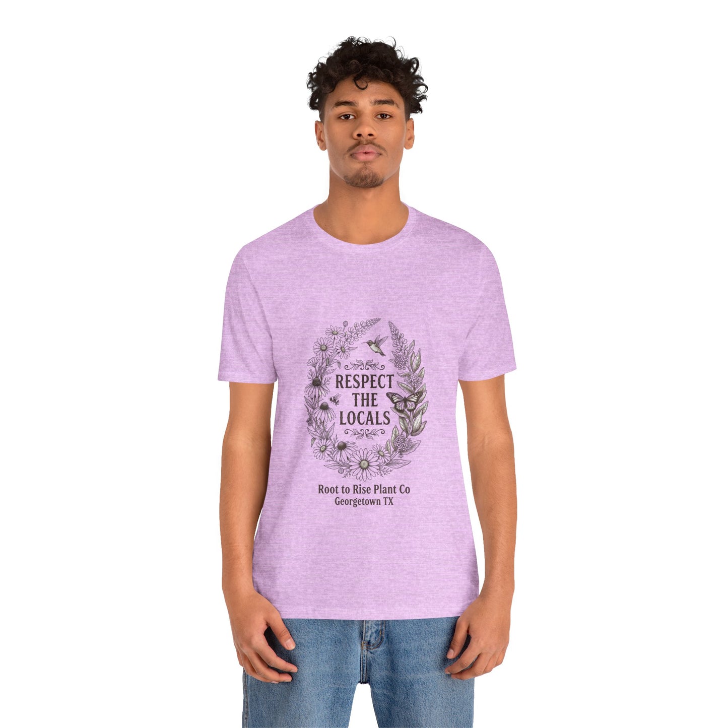 Respect the Locals tee | wildlife floral graphic