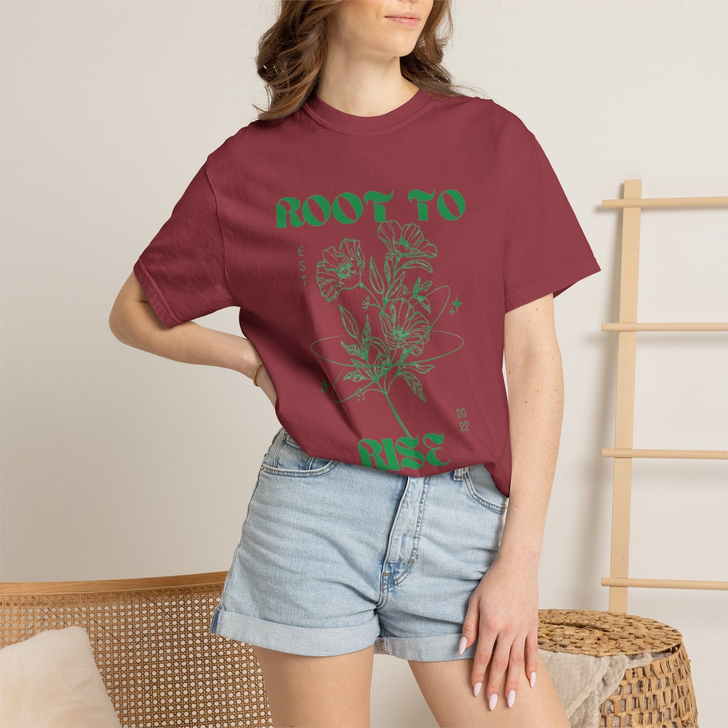 Root to Rise botanical illustration T-Shirt | plant company graphic tee