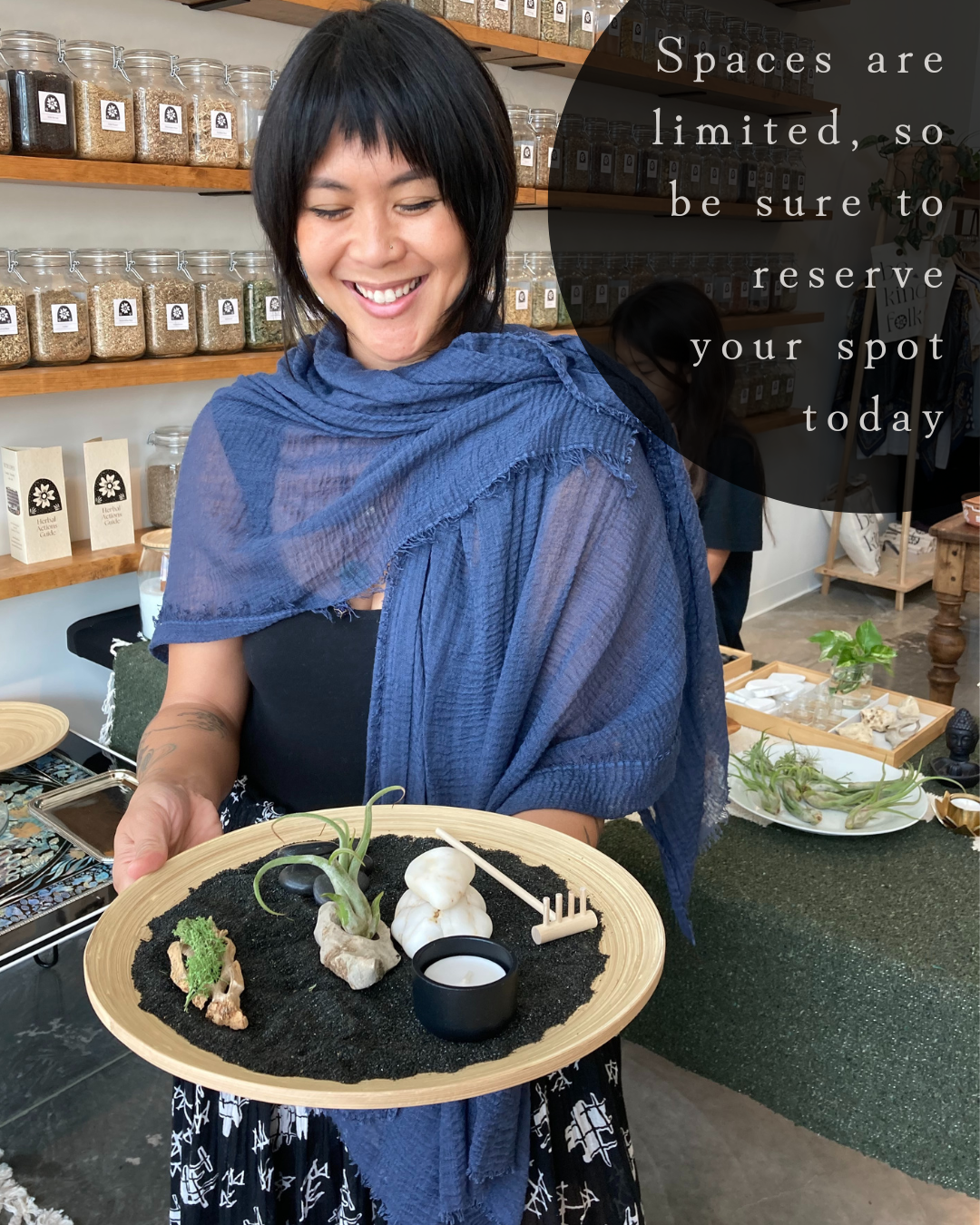 Mini Zen Garden Workshop hosted by Well with Kara