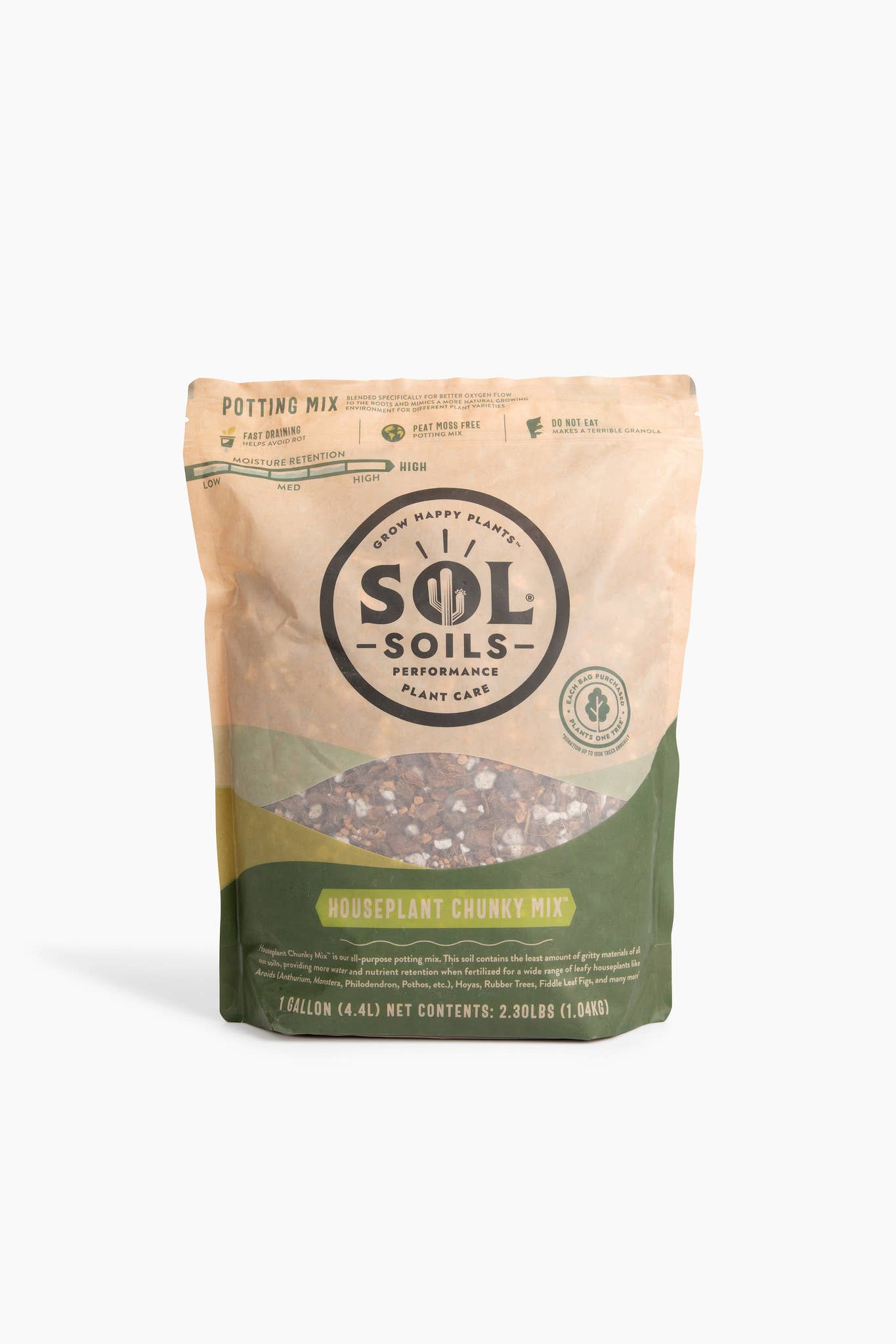 Soil (1Gal) Houseplant Chunky Mix (Aroid/Tropical Mix)