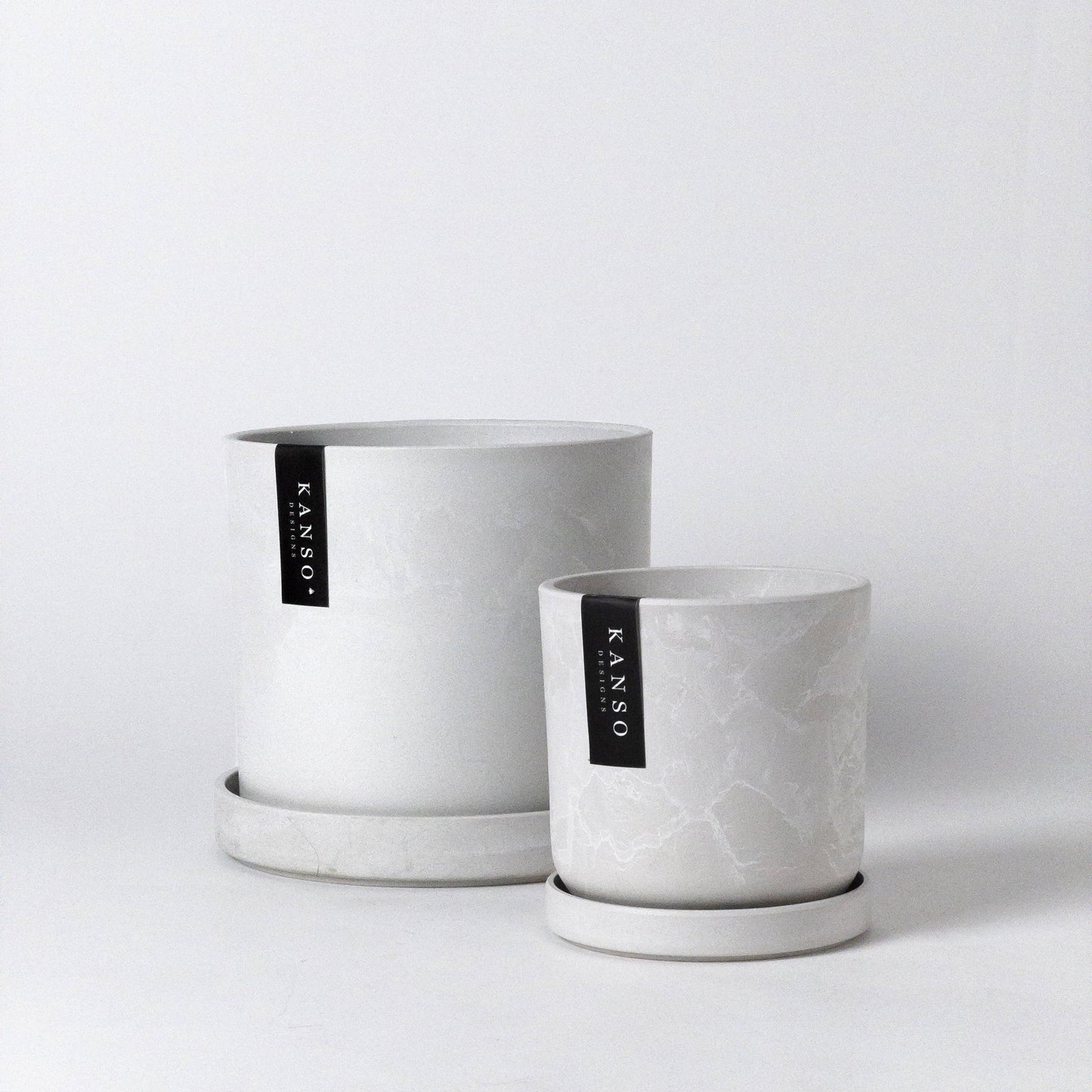 4" Signature Planters & Saucer | Earth Tones