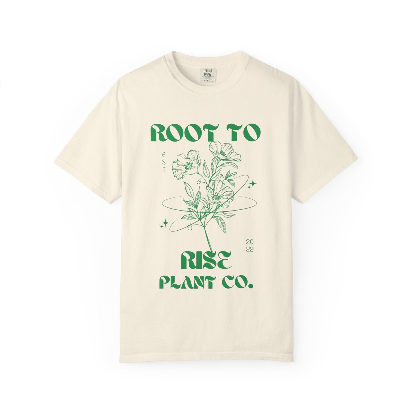 Root to Rise botanical illustration T-Shirt | plant company graphic tee