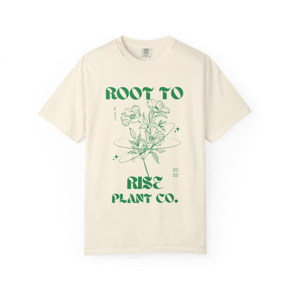 Root to Rise botanical illustration T-Shirt | plant company graphic tee