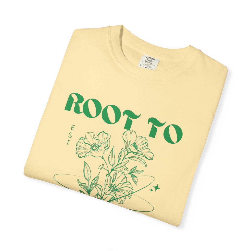 Root to Rise botanical illustration T-Shirt | plant company graphic tee