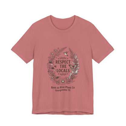 Respect the Locals tee | wildlife floral graphic