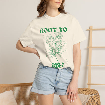 Root to Rise botanical illustration T-Shirt | plant company graphic tee