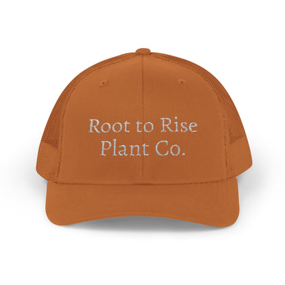 Root to Rise Plant Co. Trucker Cap — Snapback Hat