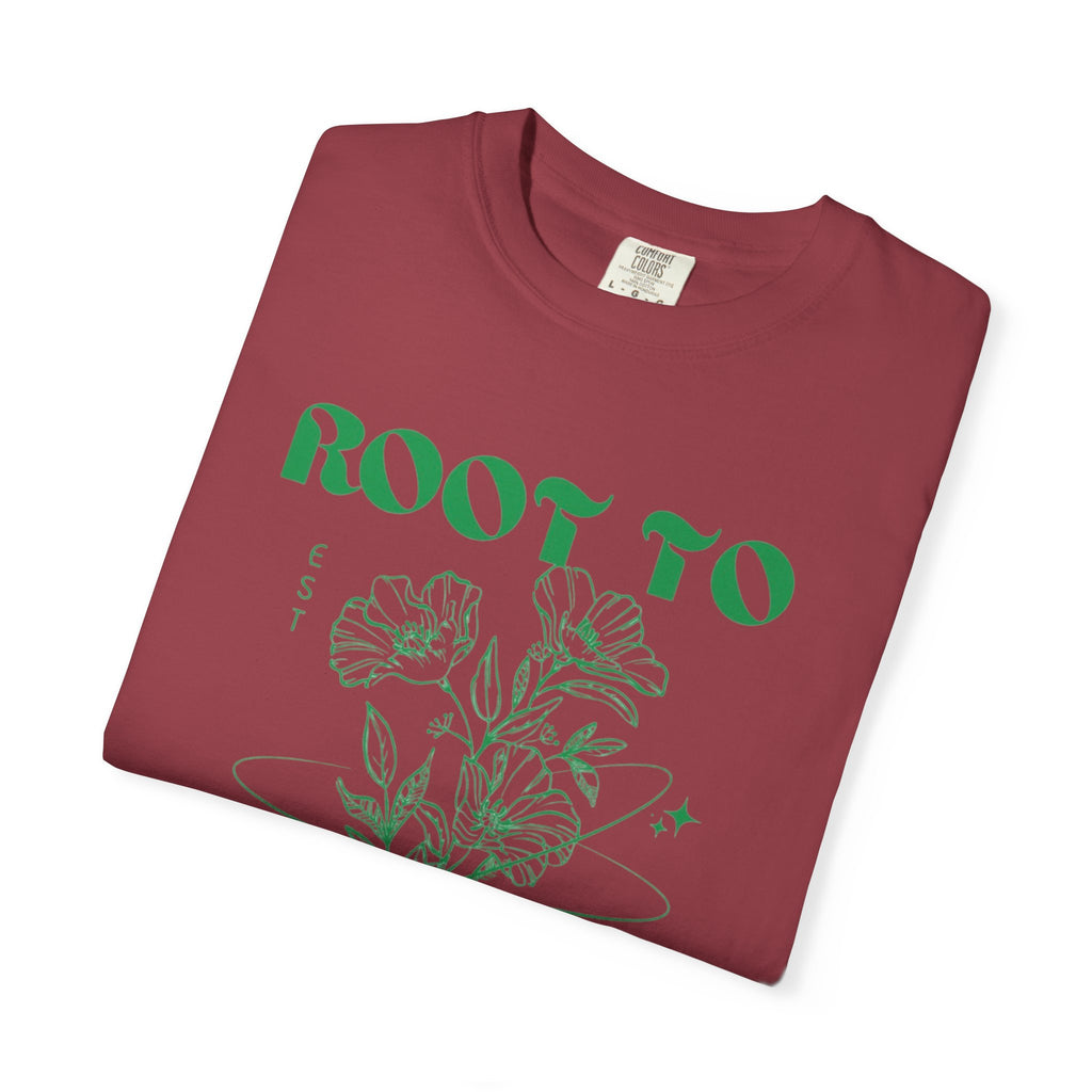 Root to Rise botanical illustration T-Shirt | plant company graphic tee
