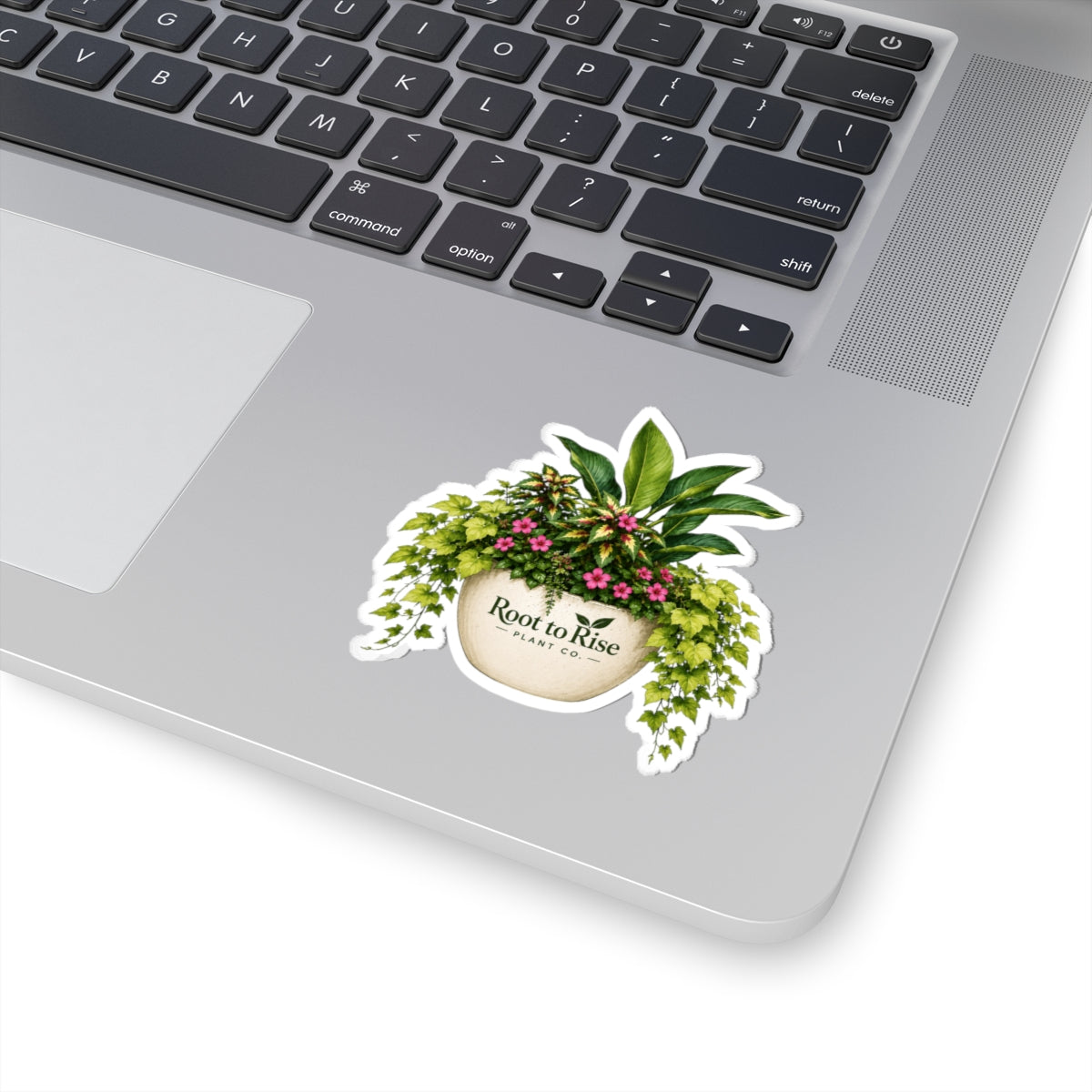 Potted Tropical Planter Sticker | Kiss-Cut Vinyl Plant Decal