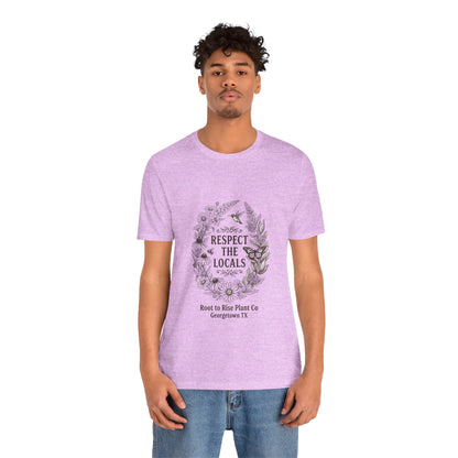 Respect the Locals tee | wildlife floral graphic