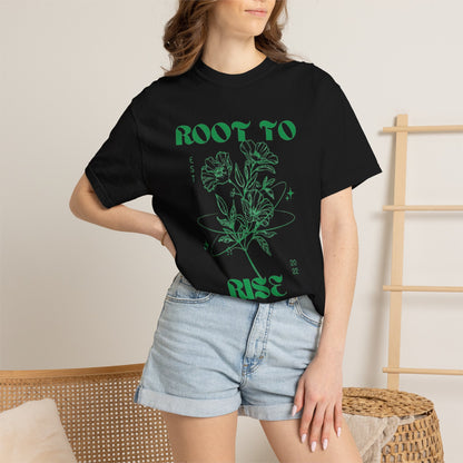 Root to Rise botanical illustration T-Shirt | plant company graphic tee