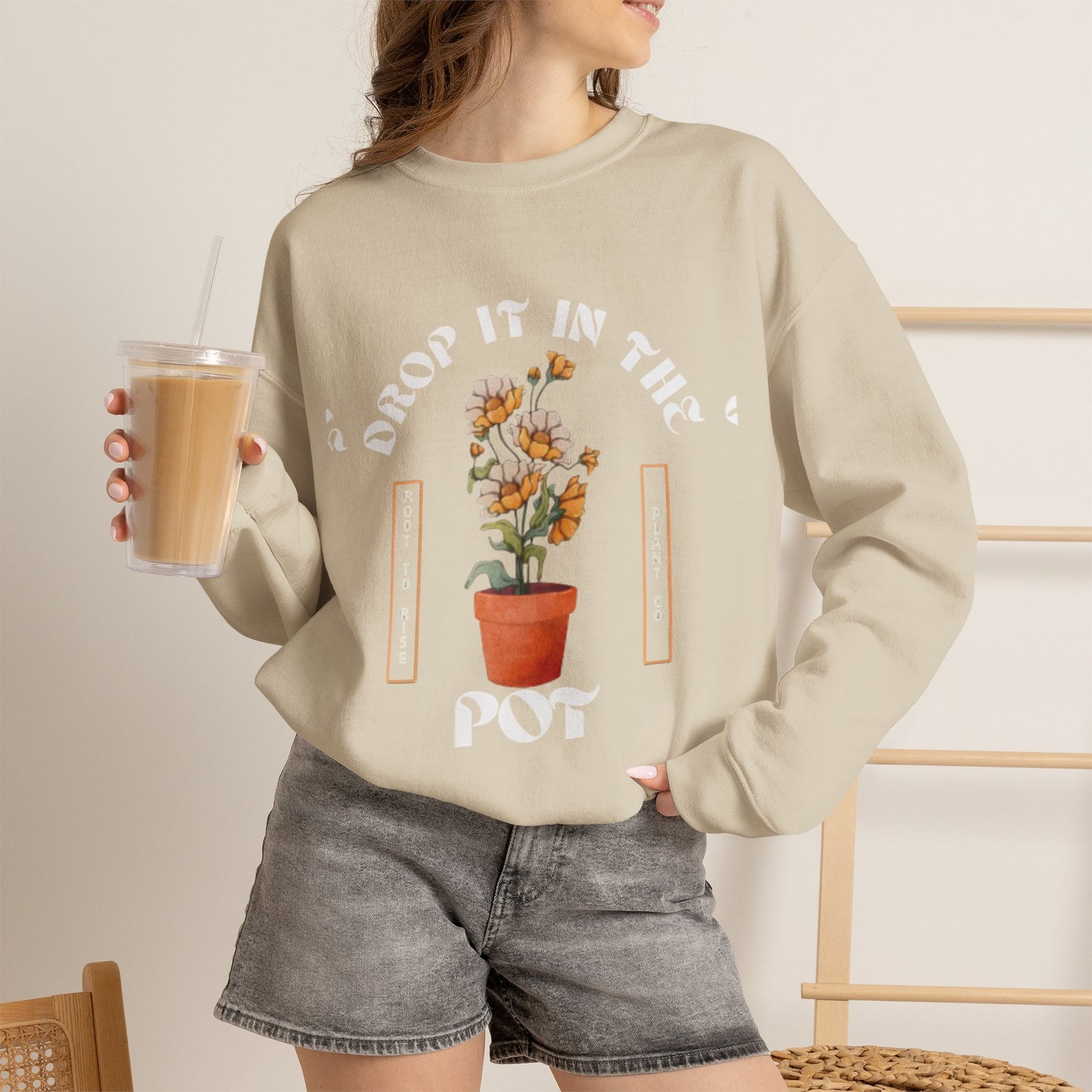 Drop it in the Pot Unisex Heavy Blend™ Crewneck Sweatshirt