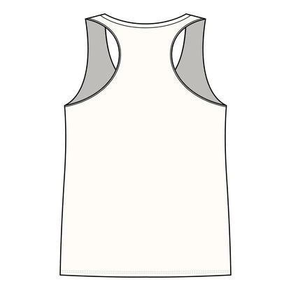 Root to Rise Plant Co. Women's Racerback Tank — Gardening Floral Vintage Graphic