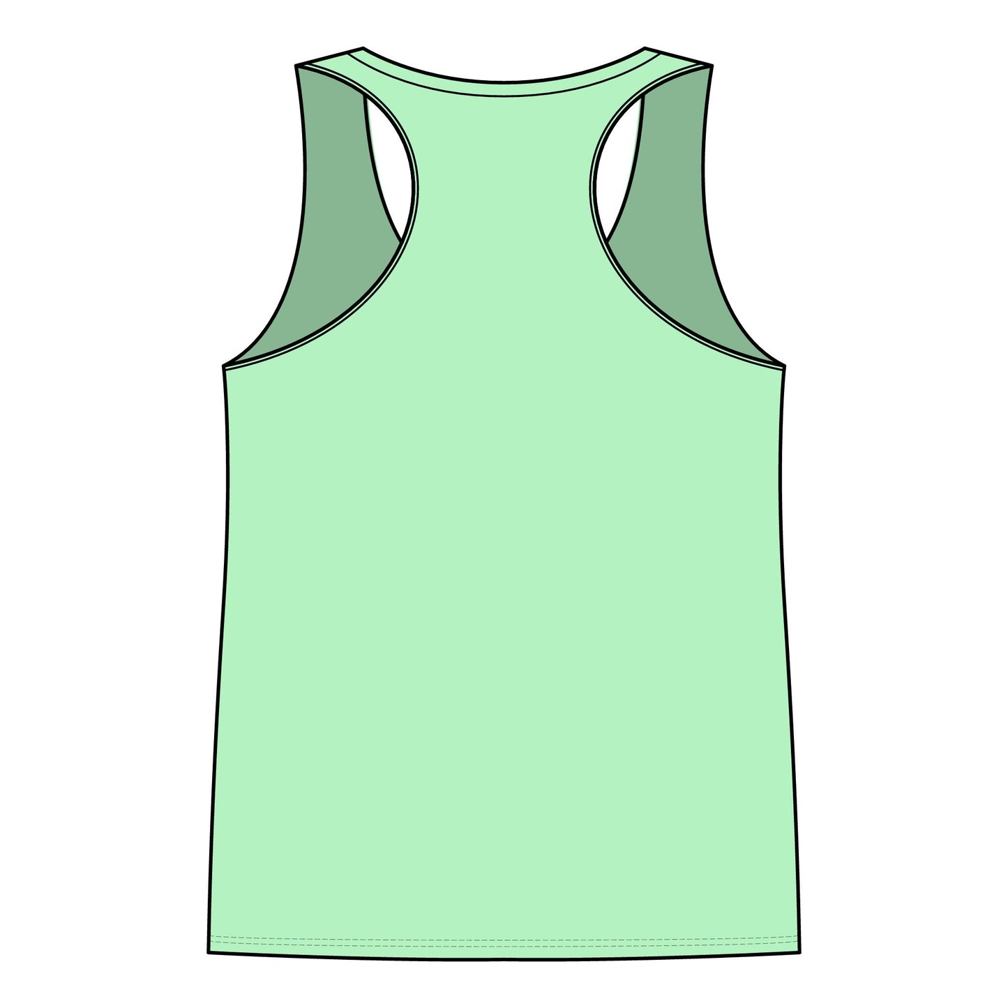 Root to Rise Plant Co. Women's Racerback Tank — Gardening Floral Vintage Graphic