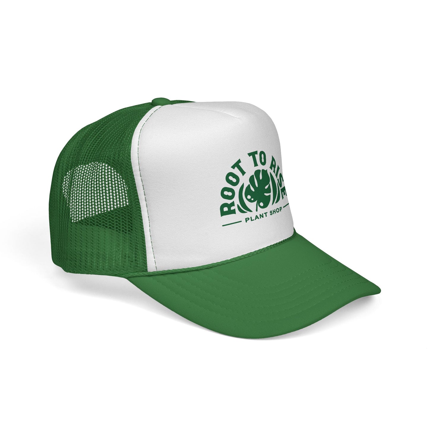 Root to Rise Trucker Cap — Plant Shop Monstera Hat