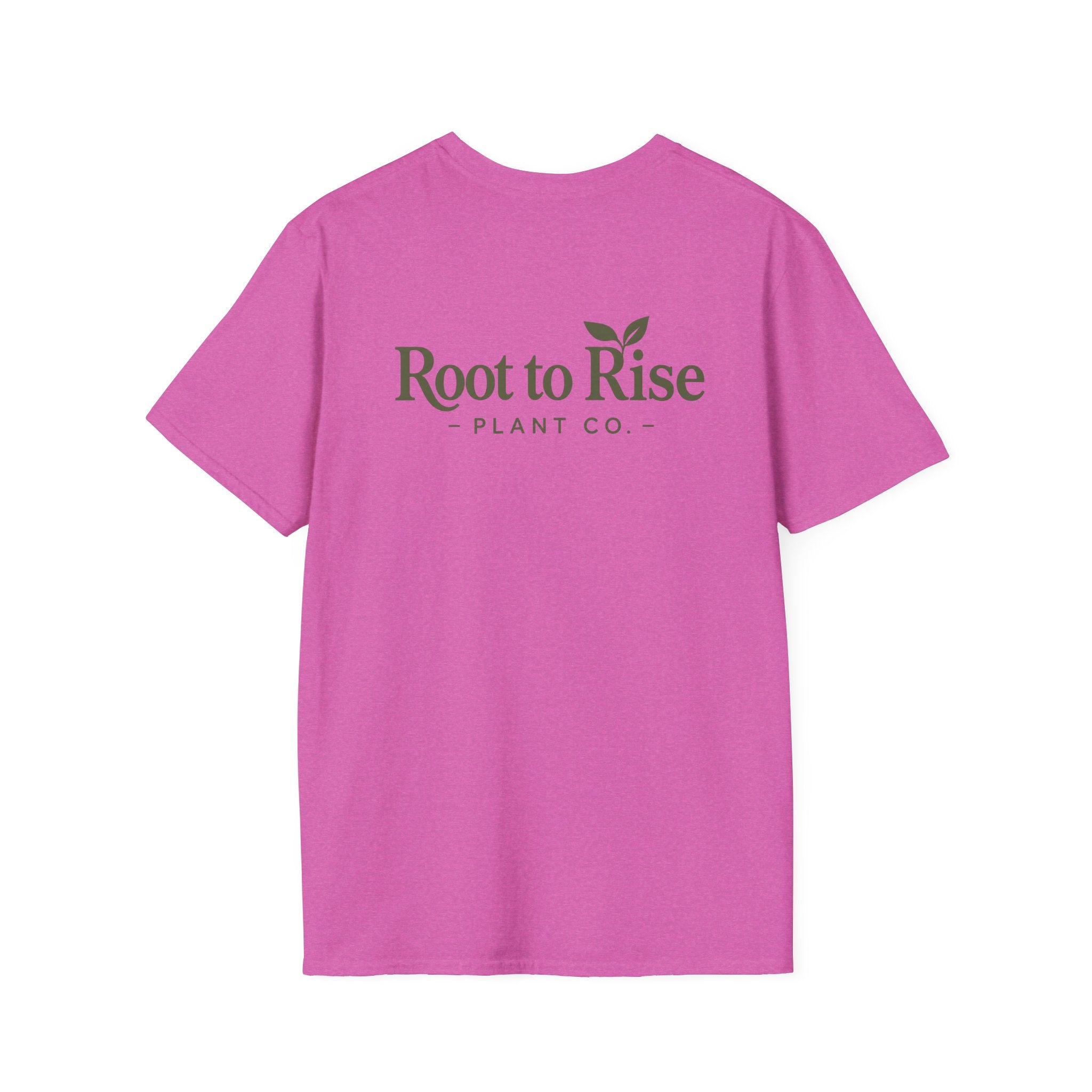 Copy of Root to Rise Plant Illustration T-Shirt | Potted Greenery Floral Graphic