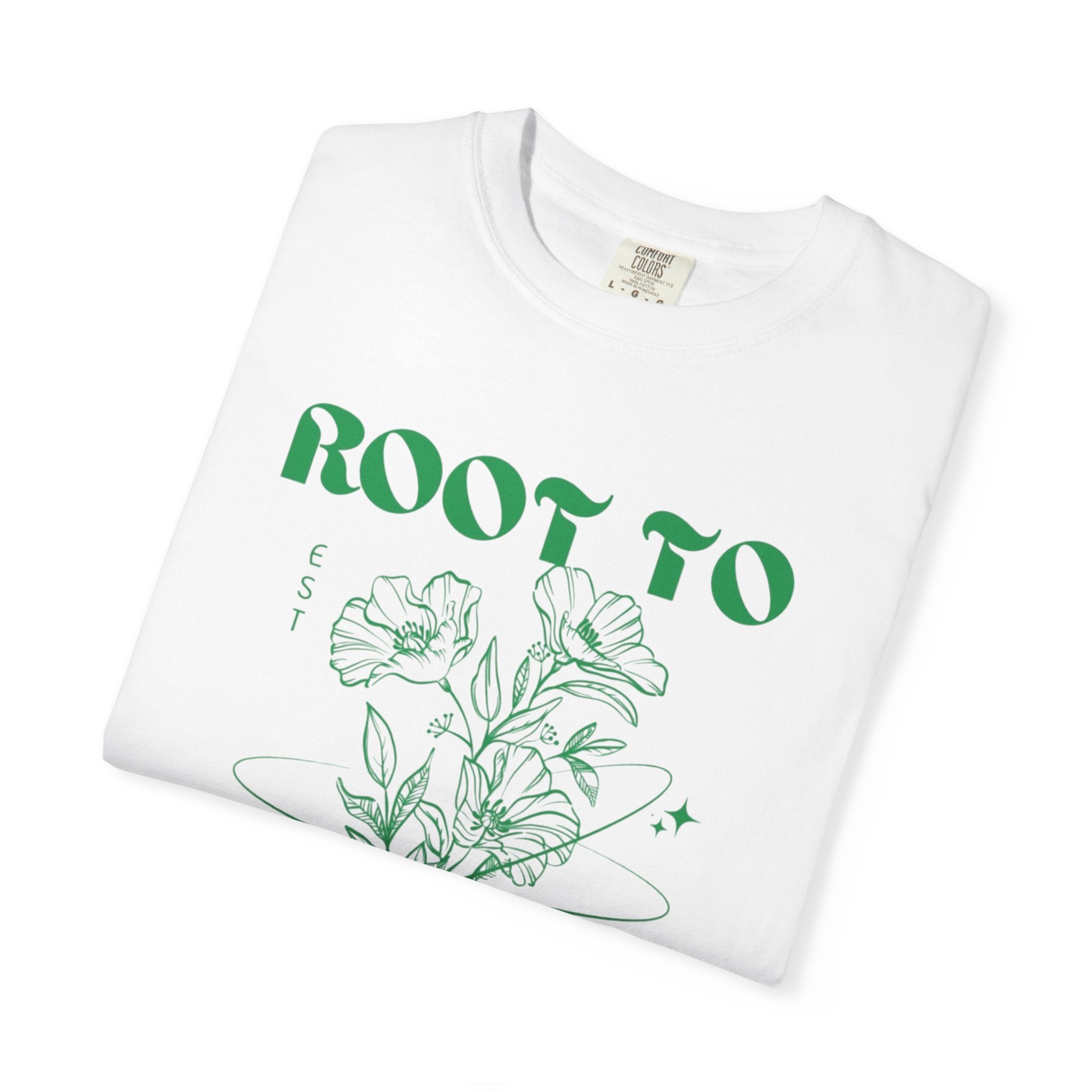 Root to Rise botanical illustration T-Shirt | plant company graphic tee