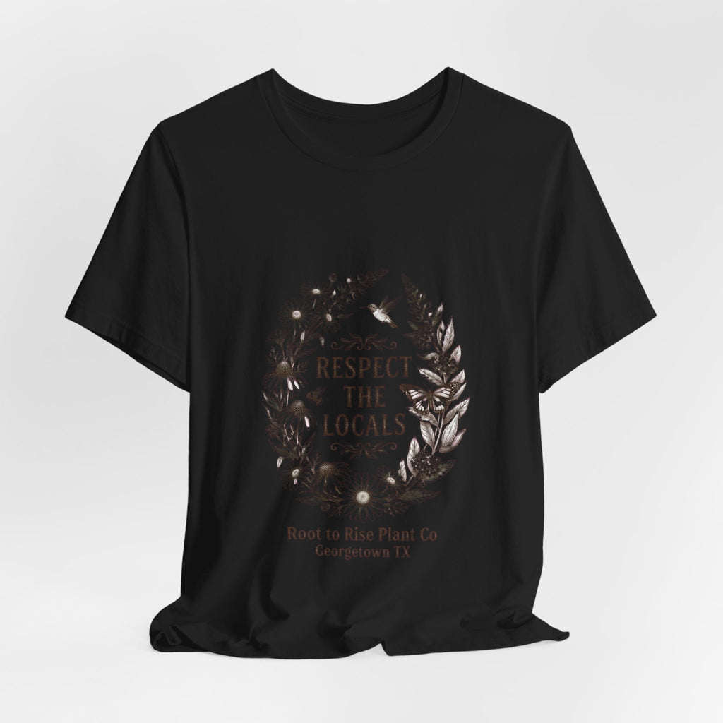 Respect the Locals tee | Vintage National Parks style, wildlife floral graphic