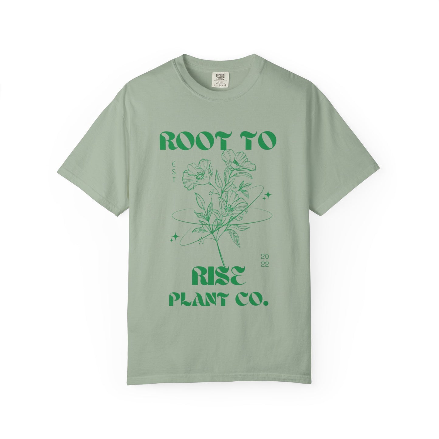 Root to Rise botanical illustration T-Shirt | plant company graphic tee