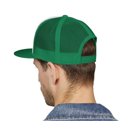 Root to Rise Plant Co. Trucker Cap — Green Mesh Gardening Hat