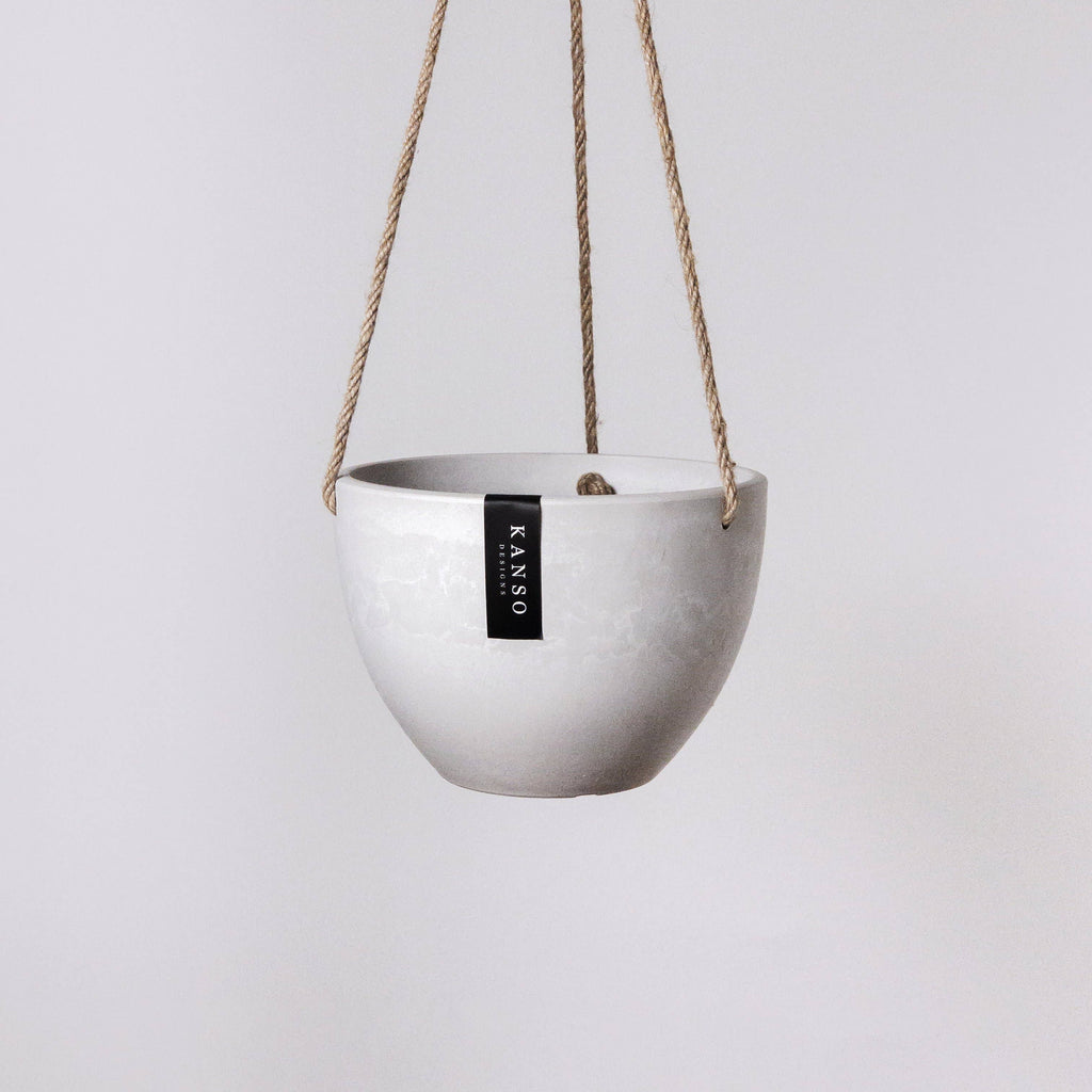 8" | Signature Stone Hanging Planter Pot
