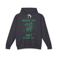 Root to Rise Plant Co. Hoodie | Botanical Line Art, Green Typography