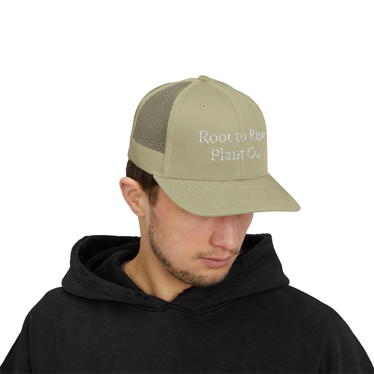 Root to Rise Plant Co. Trucker Cap — Snapback Hat