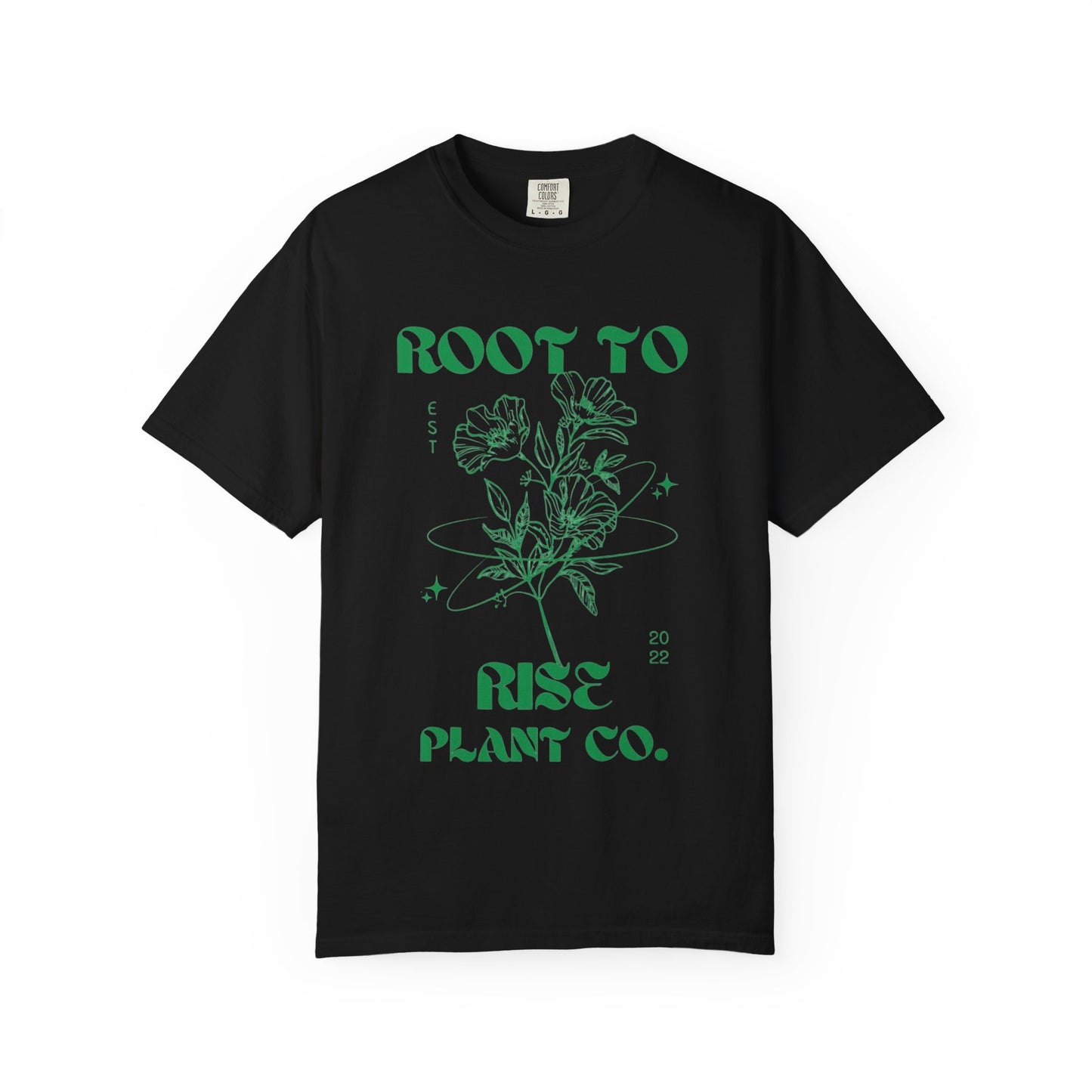 Root to Rise botanical illustration T-Shirt | plant company graphic tee