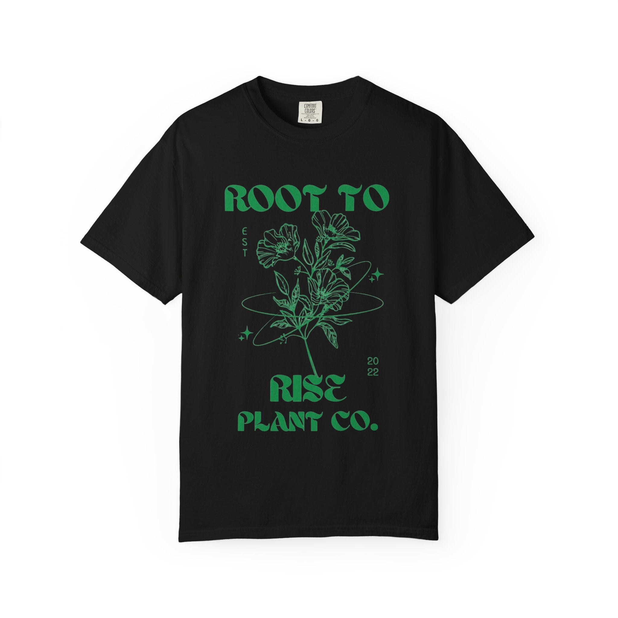 Root to Rise botanical illustration T-Shirt | plant company graphic tee