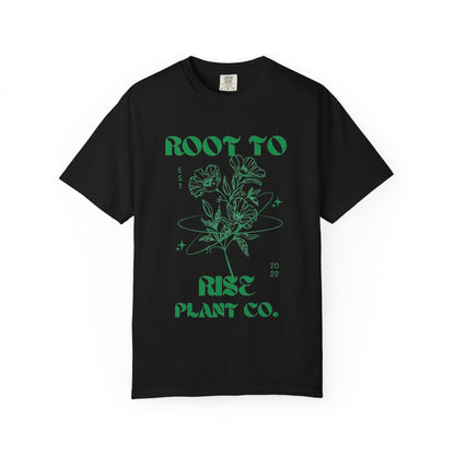 Root to Rise botanical illustration T-Shirt | plant company graphic tee