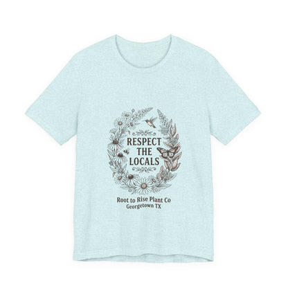 Respect the Locals tee | wildlife floral graphic