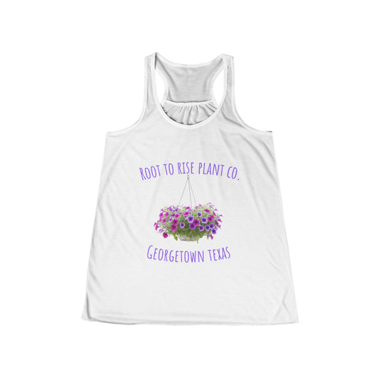 Root to Rise Plant Co. Hanging Basket Graphic Tank | Georgetown Texas