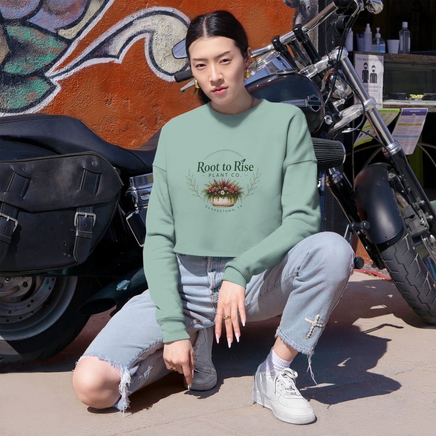 Root to Rise Cropped Sweatshirt