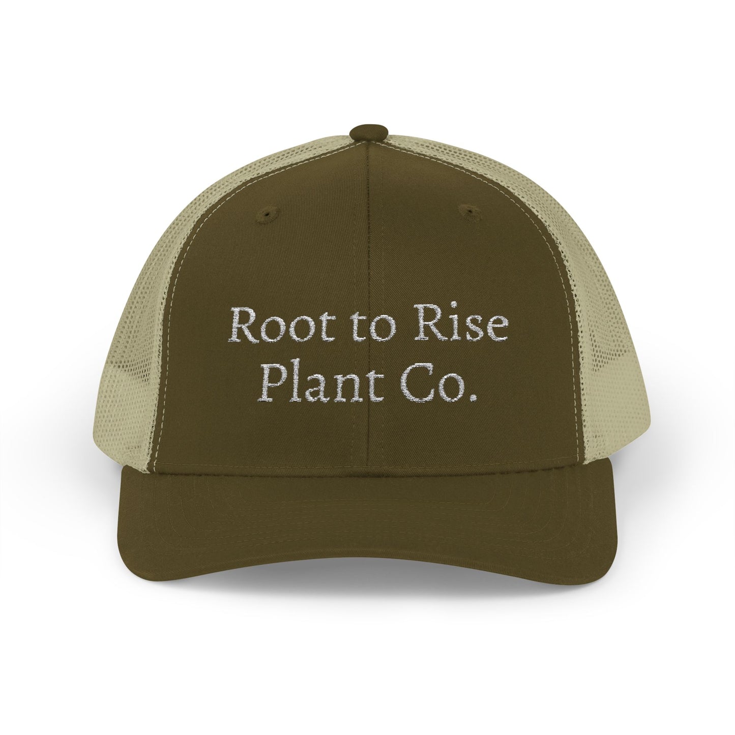 Root to Rise Plant Co. Trucker Cap — Snapback Hat