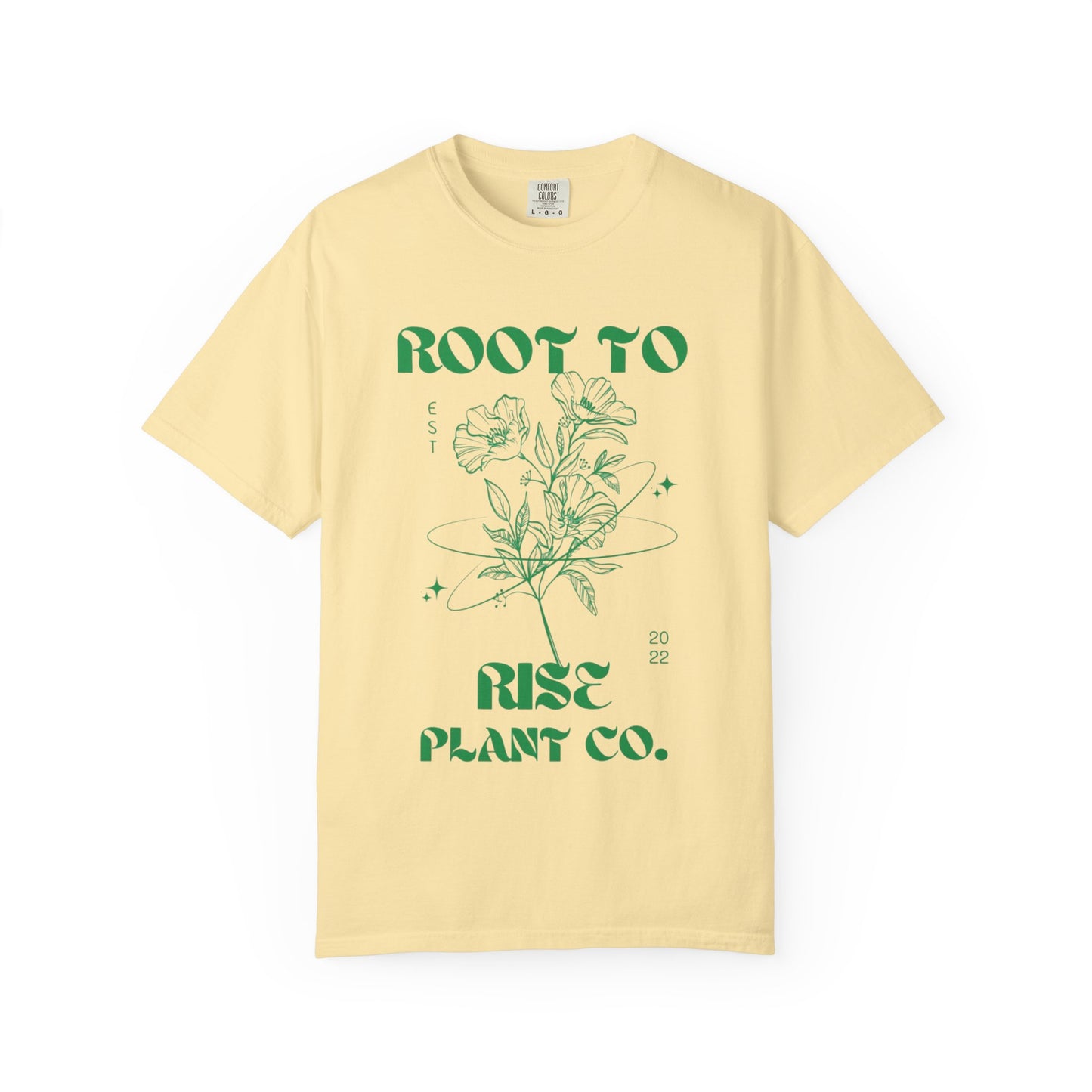 Root to Rise botanical illustration T-Shirt | plant company graphic tee
