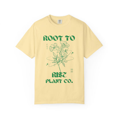 Root to Rise botanical illustration T-Shirt | plant company graphic tee