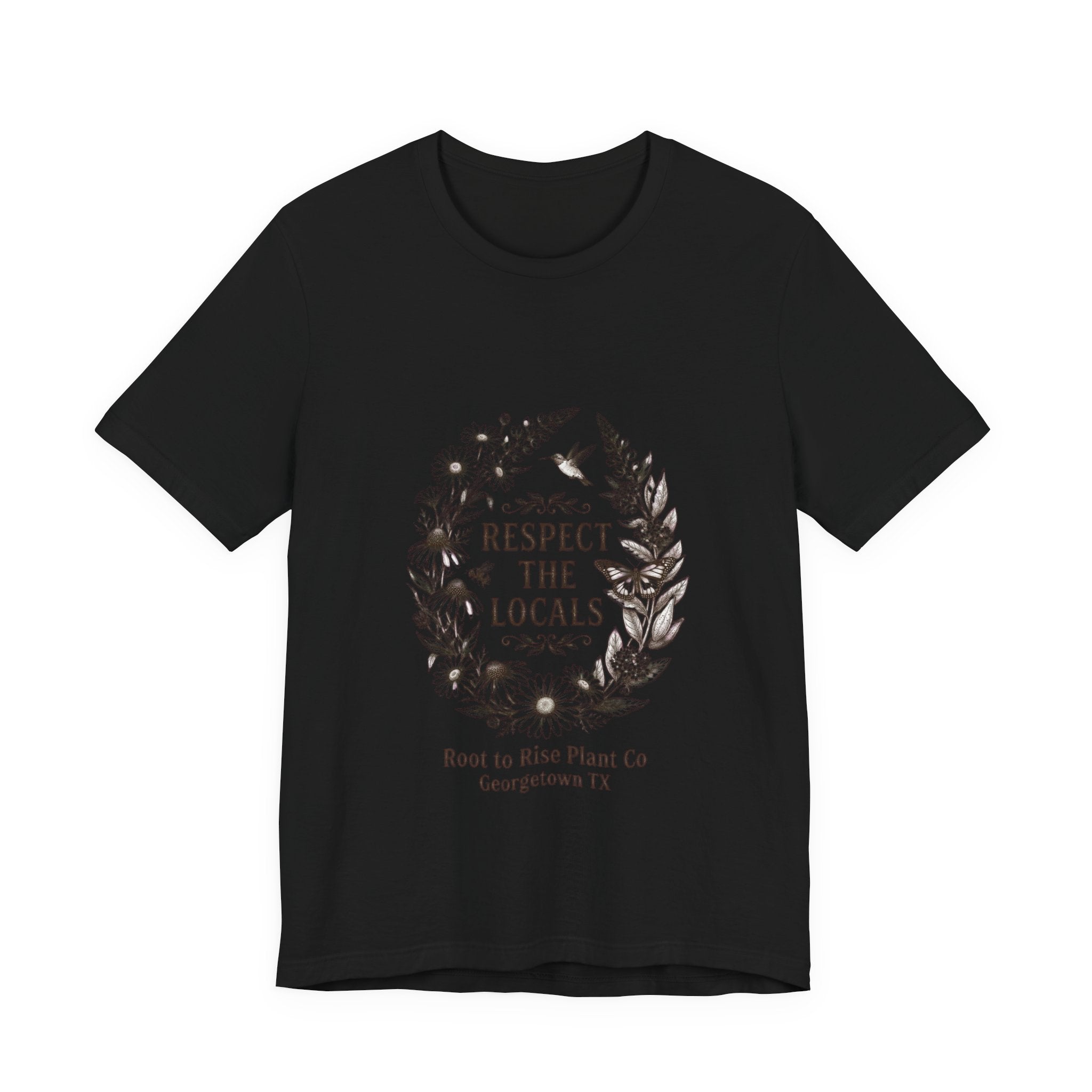 Respect the Locals tee | Vintage National Parks style, wildlife floral graphic