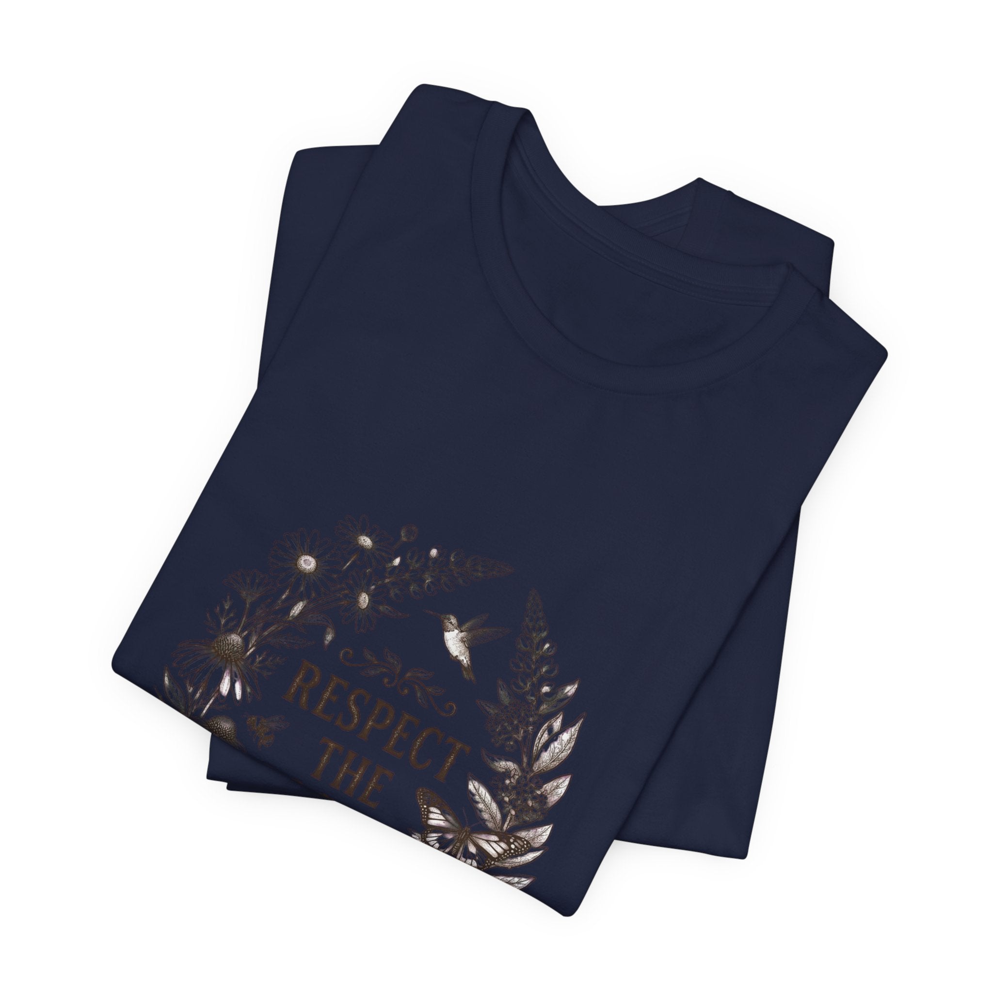 Respect the Locals tee | Vintage National Parks style, wildlife floral graphic