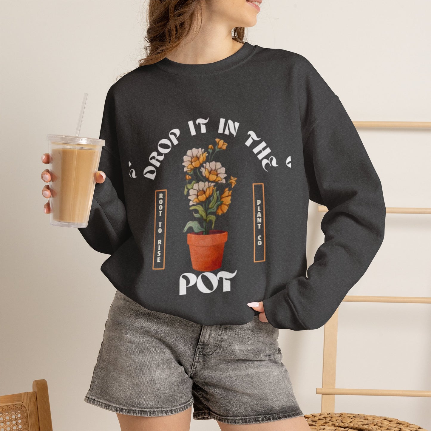 Drop it in the Pot Unisex Heavy Blend™ Crewneck Sweatshirt