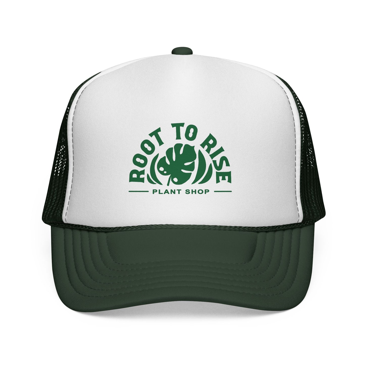 Root to Rise Trucker Cap — Plant Shop Monstera Hat