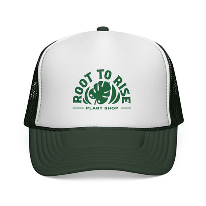 Root to Rise Trucker Cap — Plant Shop Monstera Hat