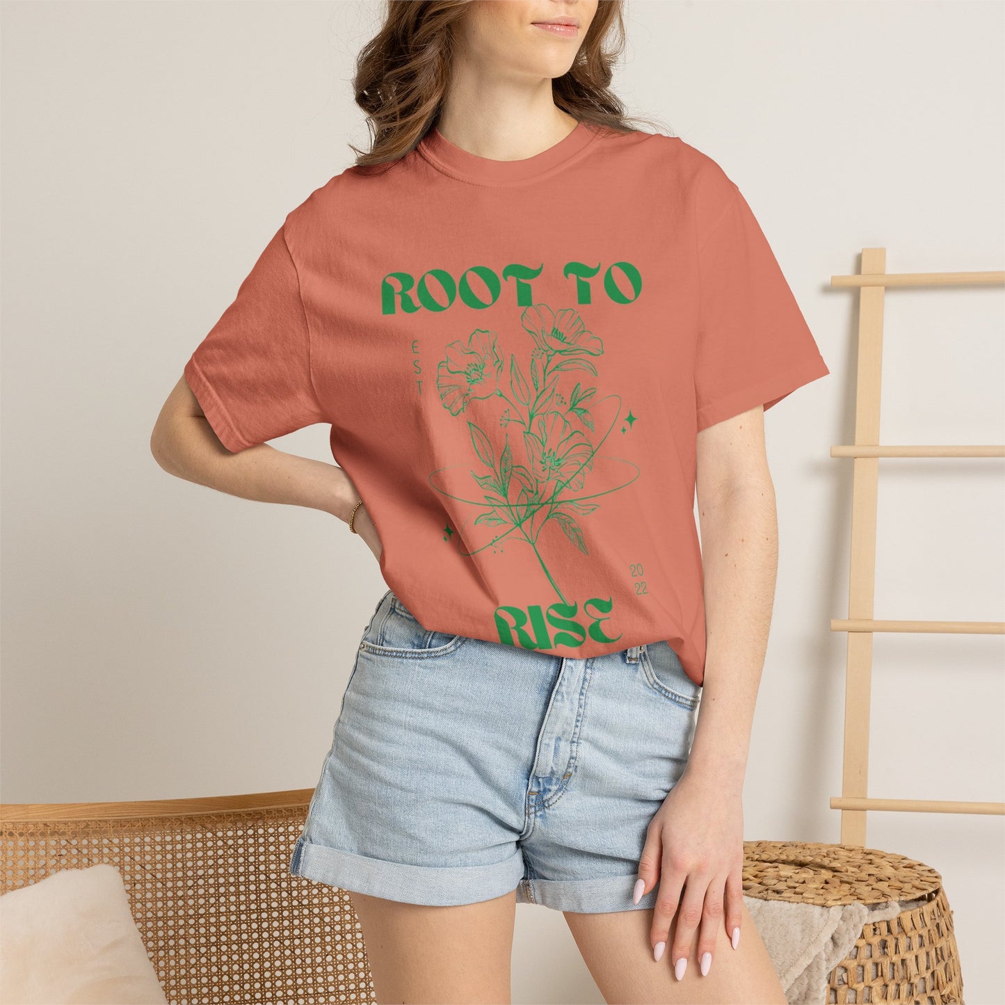 Root to Rise botanical illustration T-Shirt | plant company graphic tee