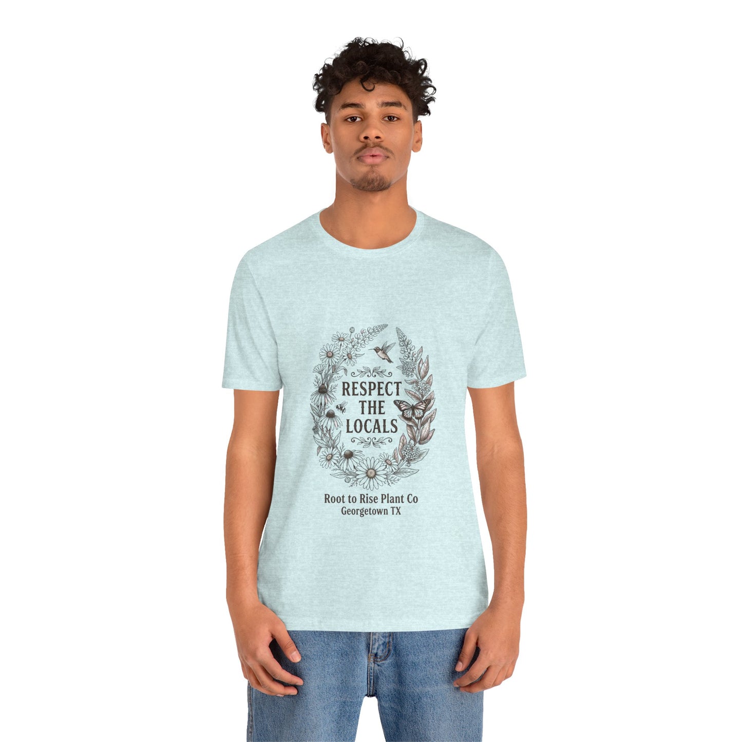 Respect the Locals tee | wildlife floral graphic