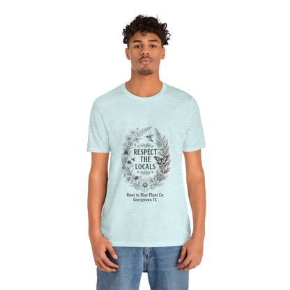 Respect the Locals tee | wildlife floral graphic