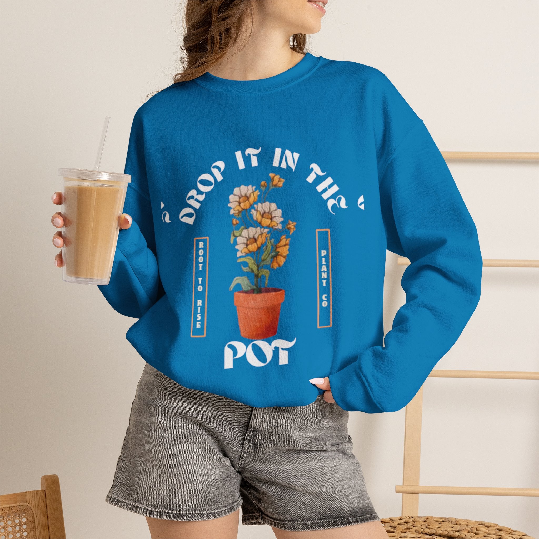 Drop it in the Pot Unisex Heavy Blend™ Crewneck Sweatshirt