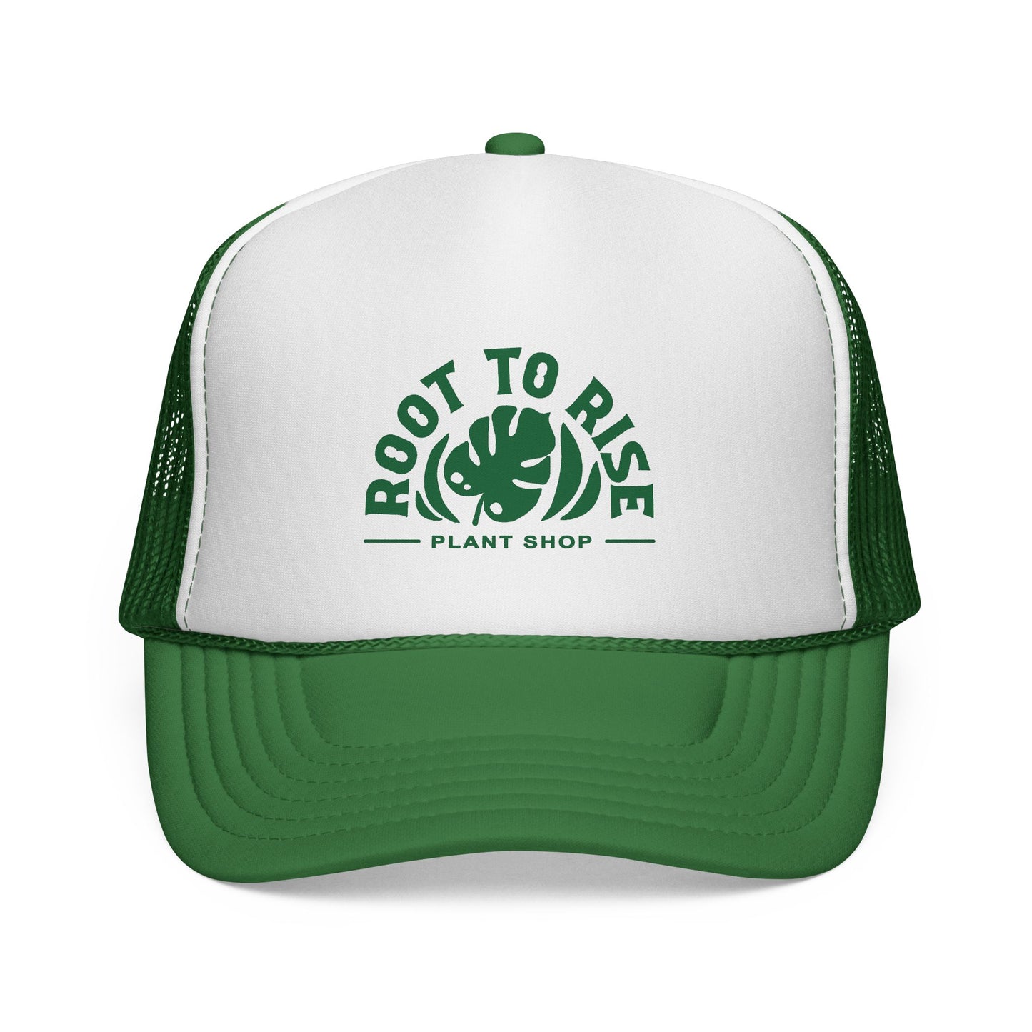 Root to Rise Trucker Cap — Plant Shop Monstera Hat