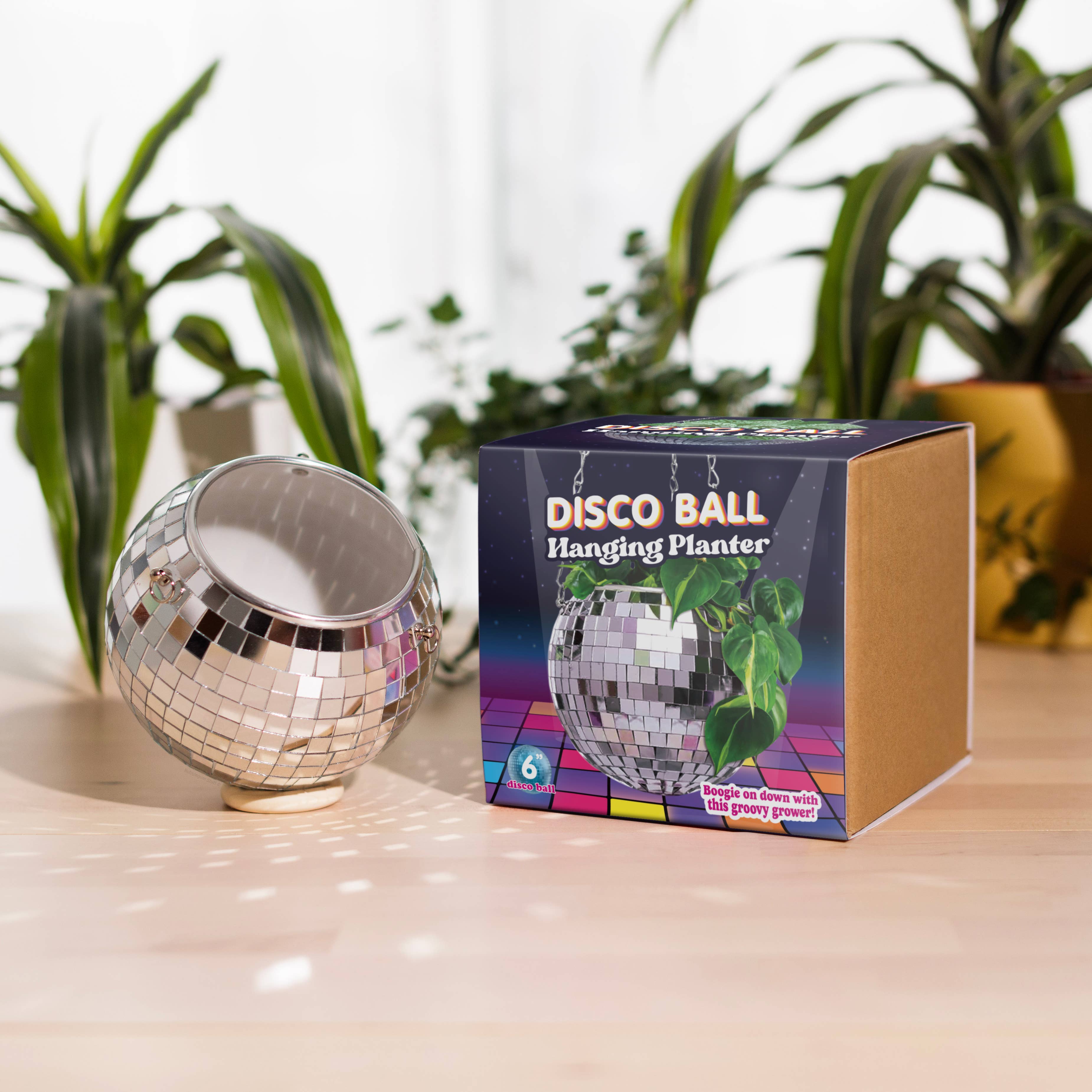 Disco Ball Hanging Planter 6-inch | Home & Lifestyle Gift