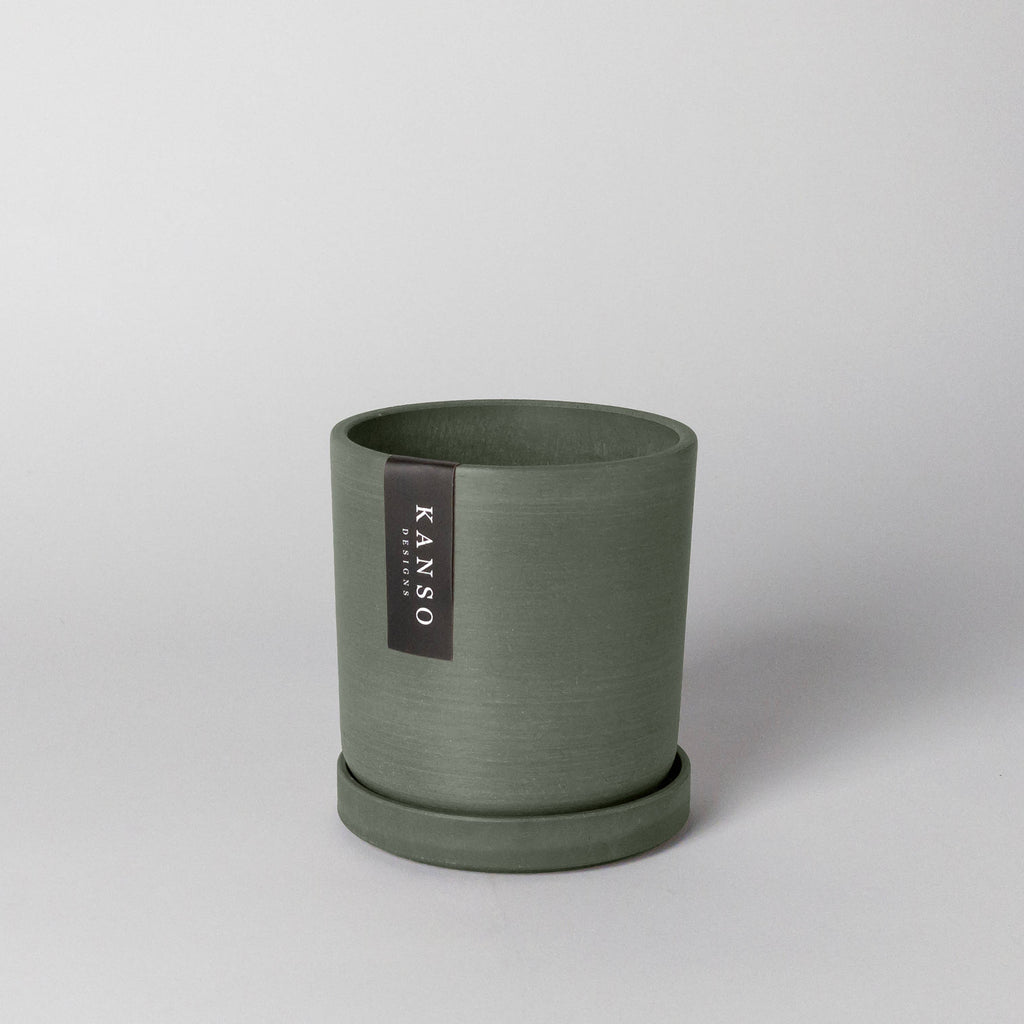 4" Signature Planters & Saucer | Earth Tones