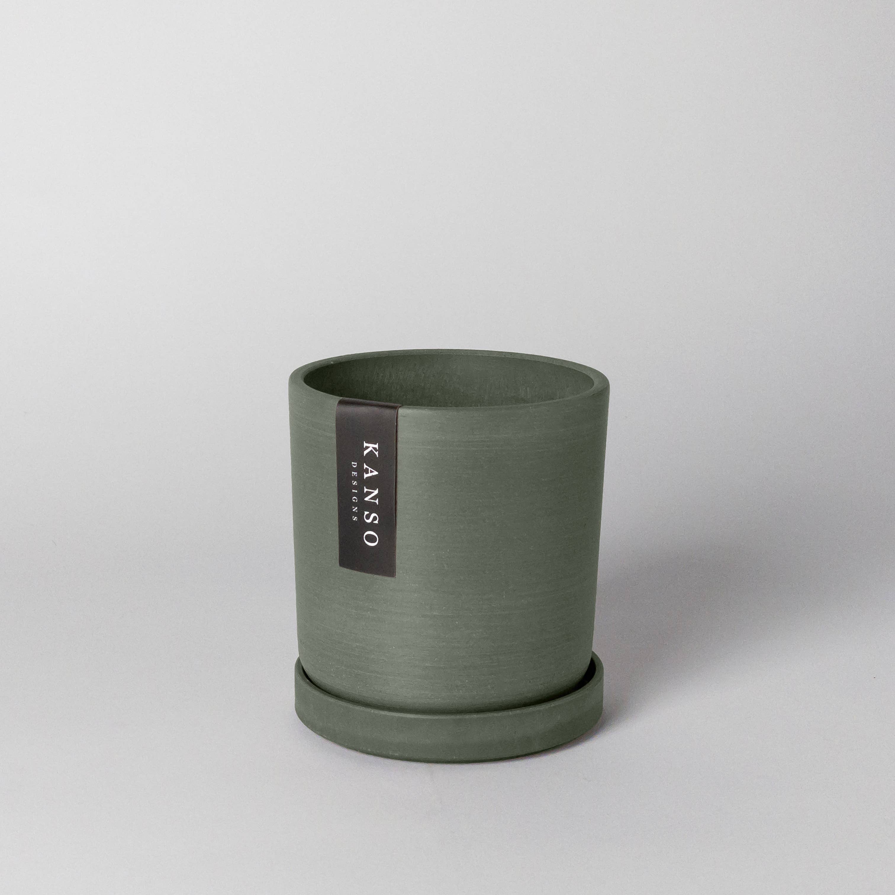 4" Signature Planters & Saucer | Earth Tones