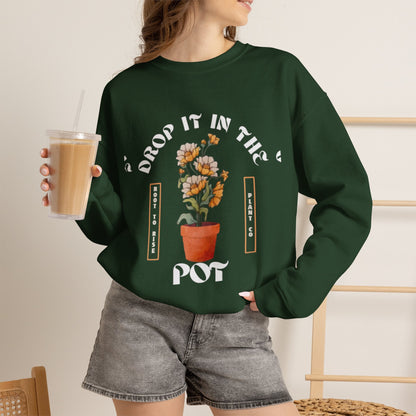 Drop it in the Pot Unisex Heavy Blend™ Crewneck Sweatshirt